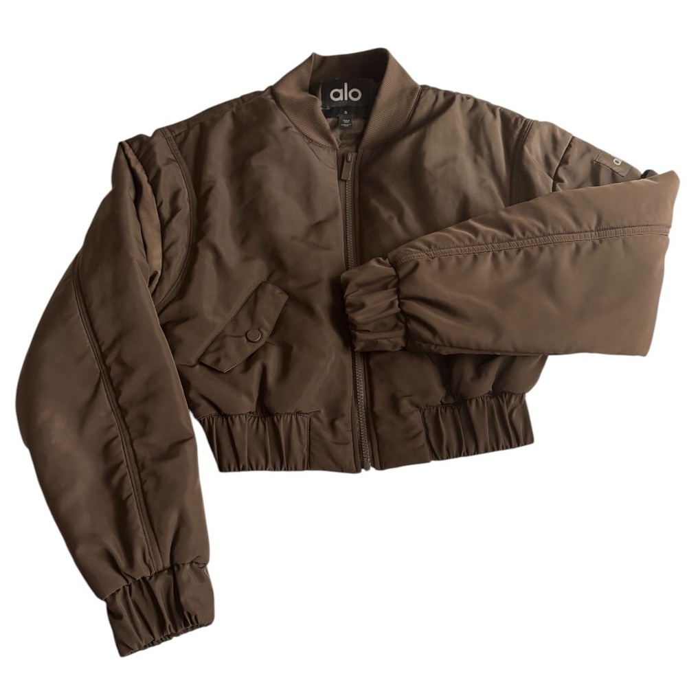 Alo Brown Bomber Jacket